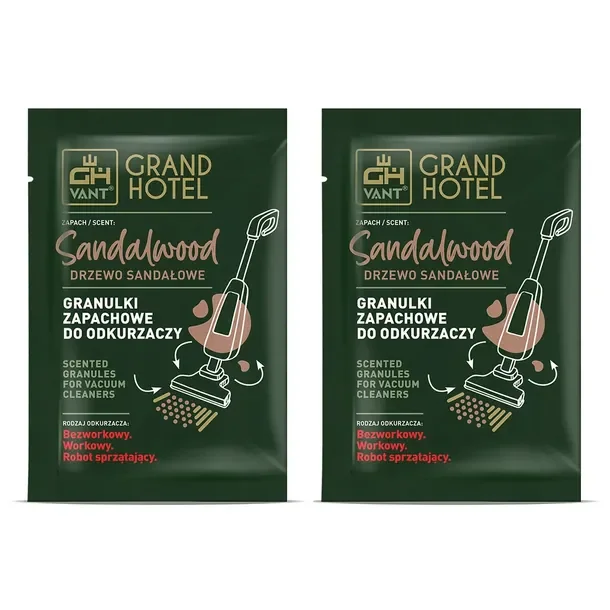 Granulki zapach do odkurzacza odświeżacz VANT GRAND HOTEL Sandalwood 4g