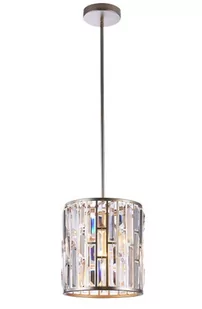 EVO LAMPA wisząca EVO P01110CP kryształowa OPRAWA zwis glamour crystal przezroczysty EVO P01110CP - Lampy sufitowe - miniaturka - grafika 1