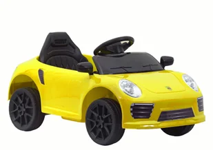 Auto Na Akumulator WMT-666 Żółte - Tory, garaże, parkingi - miniaturka - grafika 1