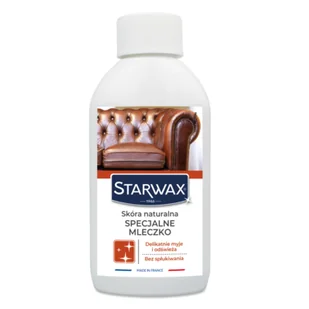Mleczko czyszczące bez spłukiwania, skóry delikatne 200 ml Starwax - Inne artykuły czyszczące - miniaturka - grafika 1
