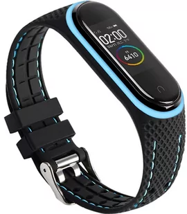 Pasek Beline Sport do Xiaomi Mi Band 3/4 Czarno-niebieski (5905359814245) - Akcesoria do smartwatchy - miniaturka - grafika 1
