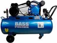 Sprężarki i kompresory - Bass Polska Kompresor 100l sprężarka 2 tłoki 2200W BP-4404 4404 - miniaturka - grafika 1