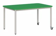 Meble do szkół i przedszkoli - Stolik mobilny blat prostokątny 120x70/rozmiar 1,2,3 - miniaturka - grafika 1