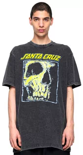 Koszulki dla chłopców - Santa Cruz Street Creep Framed black koszulka męska - M - grafika 1