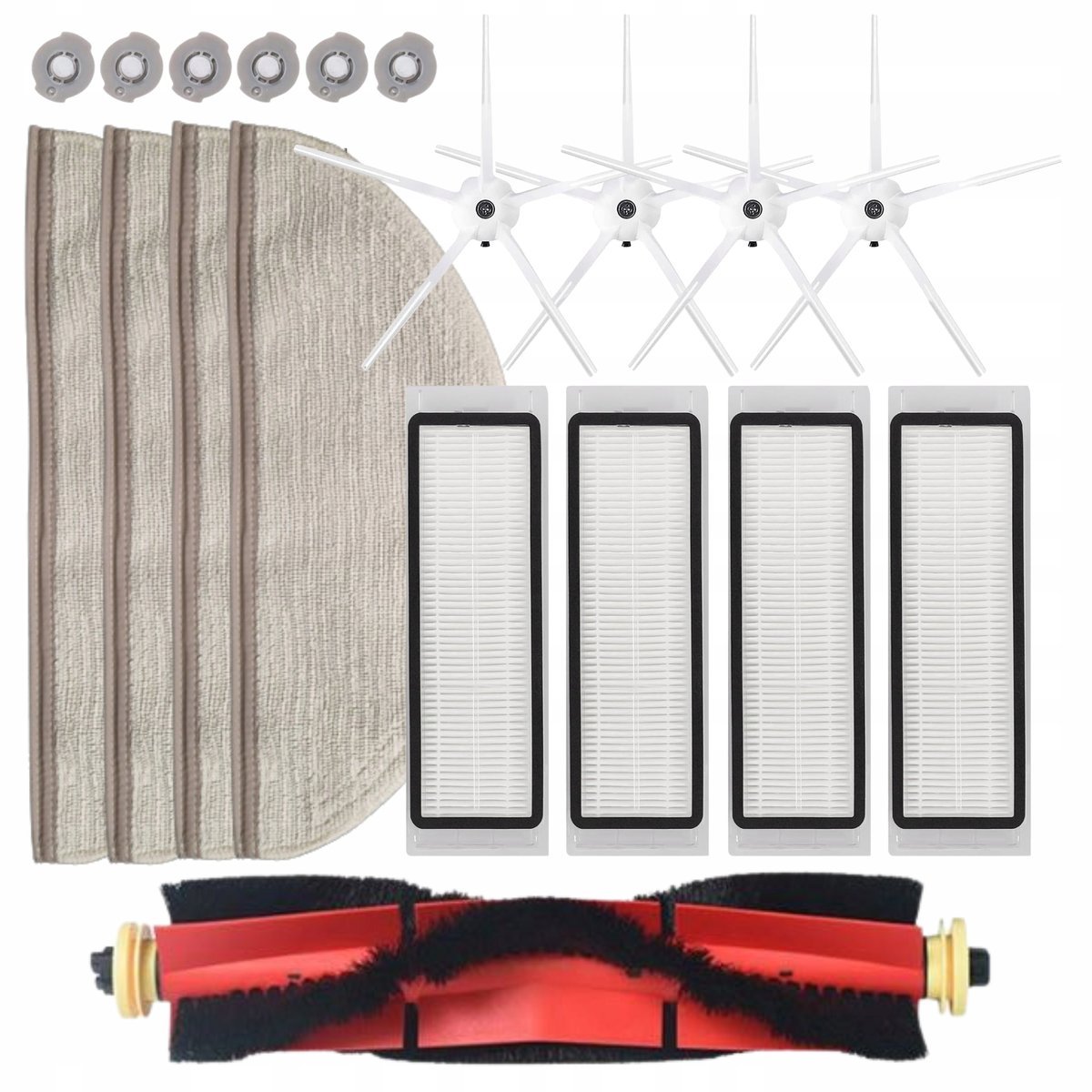 Zestaw Szczotki Filtry Mopy Do Roborock S5Max / S6 Pure / S6 / S6 Max / E4