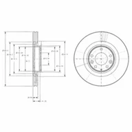 Tarcze hamulcowe - Tarcza hamulcowa DELPHI BG9104 - miniaturka - grafika 1