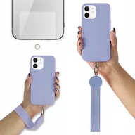 Akcesoria do smartwatchy - Smycz Zawieszka Na Nadgarstek Do Telefonu NIEBIESKA Pasek Uchwyt Elegancki - miniaturka - grafika 1