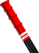Hokej - Końcówka kija hokejowego RocketGrip  Hole Color Grip Red/White - miniaturka - grafika 1