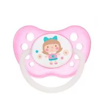 Canpol babies Smoczek silikonowy anatomiczny 0-6m Toys różowy - Smoczki uspokajające - miniaturka - grafika 1