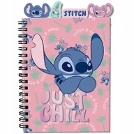 Notesy i bloczki - STITCH I LILO NOTES NA SPIRALI SPIRALNY DLA DZIEWCZYNKI NOTATNIK PASO - miniaturka - grafika 1