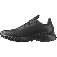 Buty trekkingowe damskie - Salomon Damskie buty trekkingowe Alphacross 5, Black Ebony, 36 2/3 EU - miniaturka - grafika 1