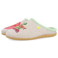 Kapcie damskie - HOT POTATOES Labarde, damskie kapcie, szare, 38 EU, Szary, 38 EU - miniaturka - grafika 1