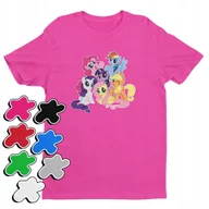 Koszulki męskie - Koszulka T-Shirt Dziecięca Z Nadrukiem My Little Pony Różne -M 134-140 - miniaturka - grafika 1