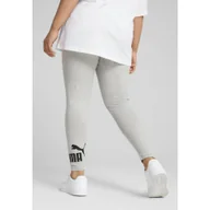 Spodnie sportowe damskie - Legginsy damskie z logo No. 1 ESS PUMA Light Gray Heather - miniaturka - grafika 1