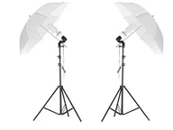 Lampy studyjne - Zestaw OŚwietleniowy 2x600w 5500k - miniaturka - grafika 1