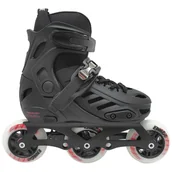 Rolki - Rolki dziecięce Powerslide Khaan Pro black - miniaturka - grafika 1