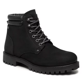 Botki męskie - Trapery Jack&Jones Jfwstoke 12142357 Anthracite/Anthracite - grafika 1