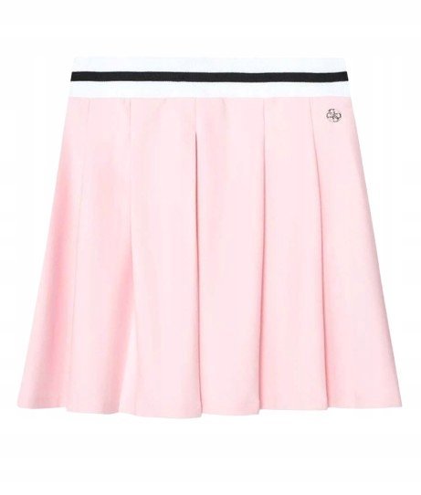 Guess Różowa Rozkloszowana Spódniczka Z Kontrastową Gumą 122-125 Gma