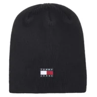 Czapki damskie - Czapka Tjm Heritage Skull Beanie AM0AM12934 BDS (TH1234-a) Tommy Hilfiger - miniaturka - grafika 1