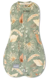 Otulacz First Step 0,5 Tog Z Czapeczką Bohemian Green Sleepee - Otulacze - miniaturka - grafika 1