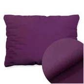 Poszewki na poduszki - Poszewka Bawełna 40 x 60 Jednolita Ola Śliwka Fiolet - miniaturka - grafika 1