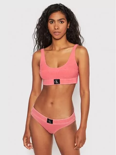 Stroje kąpielowe - Calvin Klein Swimwear Dół od bikini KW0KW01719 Różowy - grafika 1