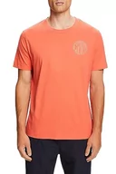 Koszulki męskie - ESPRIT T-shirt męski, 640/Coral Red, XXL - miniaturka - grafika 1
