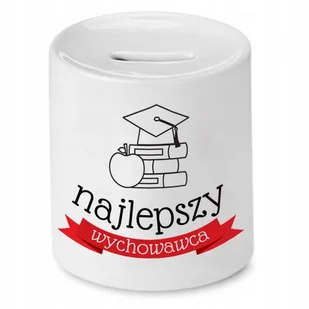 SKARBONKA NA DZIEŃ NAUCZYCIELA WYCHOWAWACY z Nadrukiem ze Zdjęciem - Skarbonki - miniaturka - grafika 1