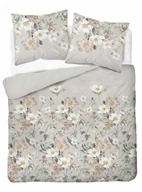 Pościel - Pościel 220x200 beżowa kwiaty 5258 B Bawełna 2024 - miniaturka - grafika 1