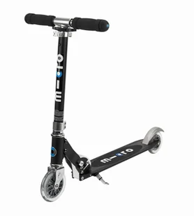 Mikro hulajnoga Sprite Black (LED) 2-kołowa hulajnoga SA0225 - Hulajnogi - miniaturka - grafika 1