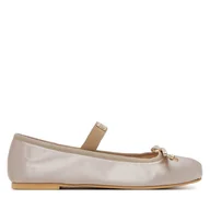 Buty dla dziewczynek - Baleriny TWINSET 251GCJ022 S Złoty - miniaturka - grafika 1