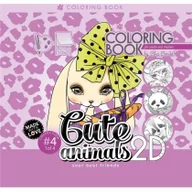 Poradniki hobbystyczne - Kolorowanka antystresowa 200x200 Cute animals 3 Nowa - miniaturka - grafika 1