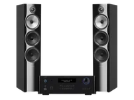 Zestawy stereo - Rotel RA-1592 MK II (czarny) + 703 S2 (czarny) - miniaturka - grafika 1