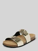 Klapki i japonki damskie - Klapki ze sprzączkami model ‘BRIONIA’ - miniaturka - grafika 1