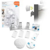 Zabezpieczenia dla dzieci - Babyono Zabezpieczenia Do Mebli Uniwersalne Magnetyczna Blokada Szafek I Szuflad 4 Szt. - miniaturka - grafika 1