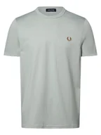 Koszulki męskie - Fred Perry T-shirt męski Mężczyźni Bawełna niebieski|szary|zielony marmurkowy, XXL - miniaturka - grafika 1