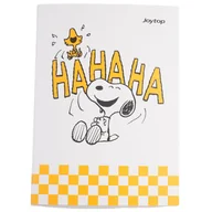 Zeszyty szkolne - Zeszyt Snoopy Kratka Haha Biały B5 40 Kartek - miniaturka - grafika 1