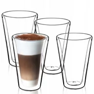 Szklanki - Zestaw Szklanek Termicznych Szklanka Latte 4Szt - miniaturka - grafika 1