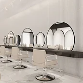 Meble fryzjerskie - Konsola konsoleta fryzjerska lustro LED 220x150STD - miniaturka - grafika 1