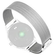 Akcesoria do zegarków - Gino Rossi Bransoleta magnetyczna mesh 18mm srebrna - miniaturka - grafika 1