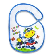 Śliniaki i fartuszki - LIBRA-BABIES Libra-Babies Śliniak bawełniany Wesoła krówka - miniaturka - grafika 1