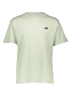 New Balance Koszulka "Uni-ssentials" w kolorze zielonym - Koszulki i topy damskie - miniaturka - grafika 1