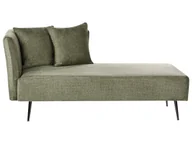 Szezlongi - Szezlong lewostronny zielony RIOM - miniaturka - grafika 1