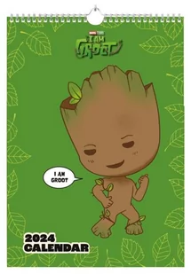 Marvel Groot - kalendarz A3 na 2024 rok - Kalendarze - miniaturka - grafika 1