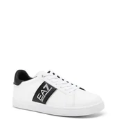 Trampki męskie - EA7 Skórzane sneakersy - miniaturka - grafika 1