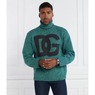 Dolce Gabbana Wełniany golf | Regular Fit - Swetry męskie - miniaturka - grafika 1