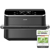 Frytkownice - COSORI Frytkownica na gorące powietrze, 2 komory, Airfryer, 8 w 1, Dual Blaze TwinFry XXL, 10 l, frytkownica na gorące powietrze, podwójna komora z wyjmowaną przegrodą i dolnymi elementami grzewczymi, - miniaturka - grafika 1