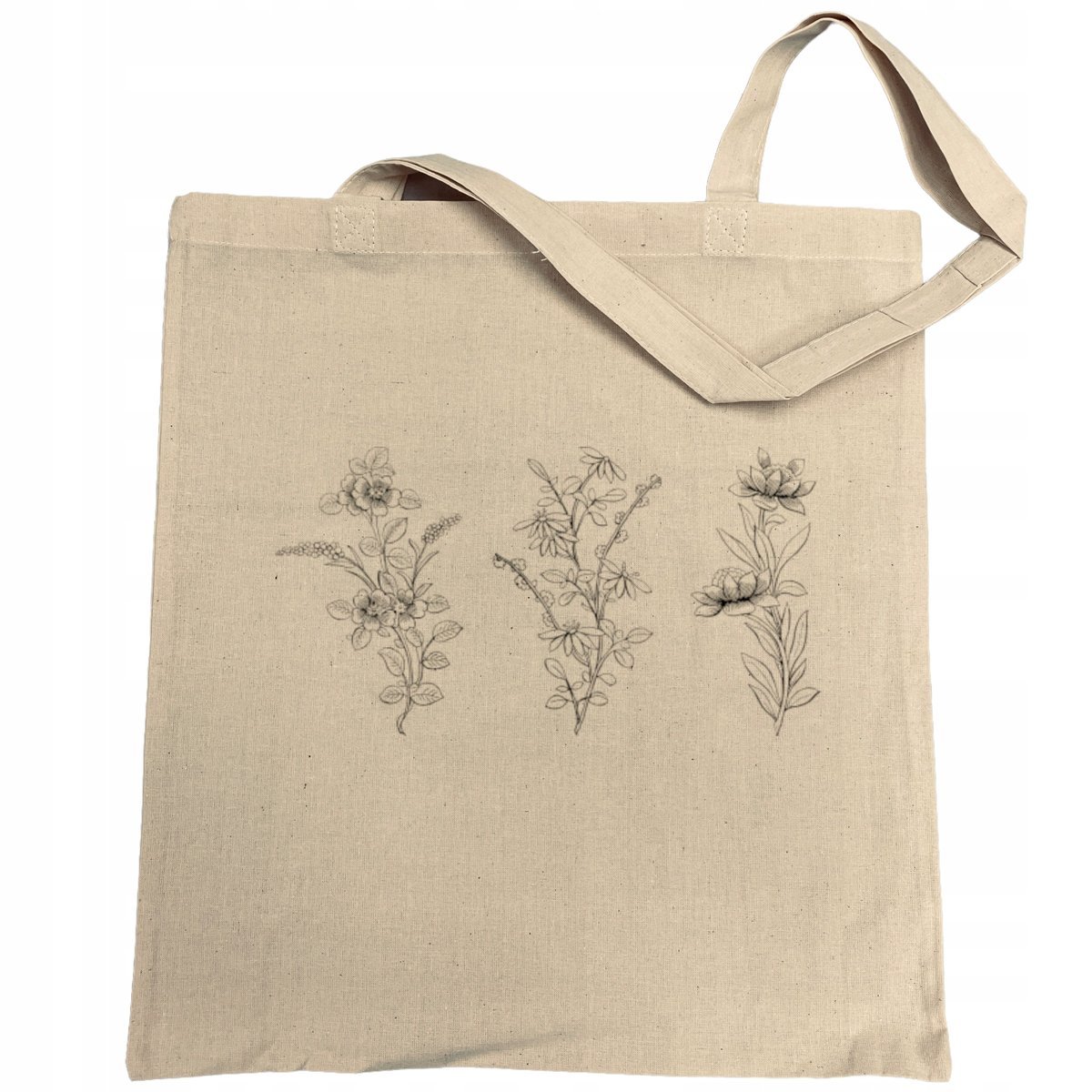 Torba na zakupy nadruk KWIATY BUKIET KWIATÓW