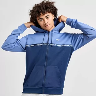 ADIDAS BLUZA ROZPINANA Z KAPTUREM NY TAPE FZ HD POLY TAPE - adidas - Bluzy męskie - miniaturka - grafika 1