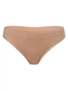 Calvin Klein - Stringi damskie, beżowy - Majtki damskie - miniaturka - grafika 1